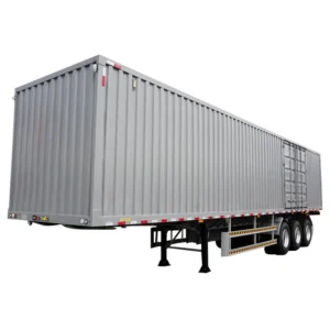 3-eixos 40-pés Box Semi-reboque for Cargo Transport