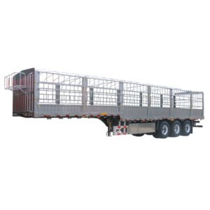 3-eixos 40-pés Fence Cargo Semi-reboque