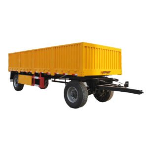 2/3-eixos Hydraulic Side-Tipping Reboque com lança