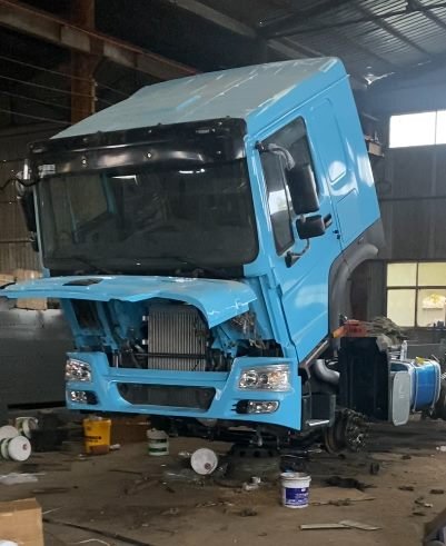 Electrical, hydraulic and signal integration testing after cab marriage